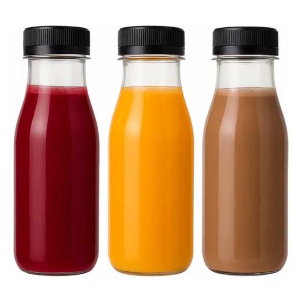 20 Garrafinha Pet 200ml - Perfeita P/ Delivery - Garrafa Premium transparente com Tampa Preta em Oferta na Shopee