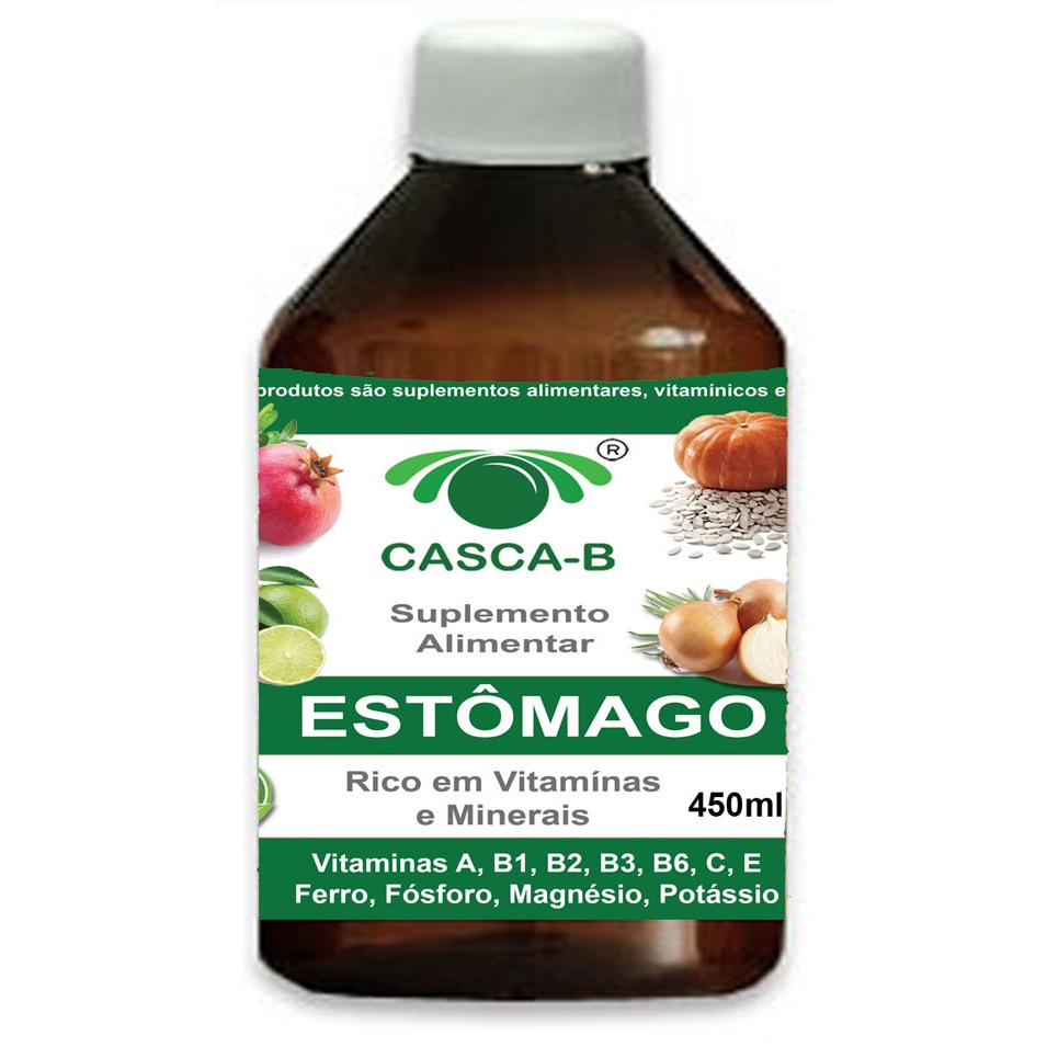 Casca-B Estômago 450ml - 10 dias de uso em Oferta na Shopee