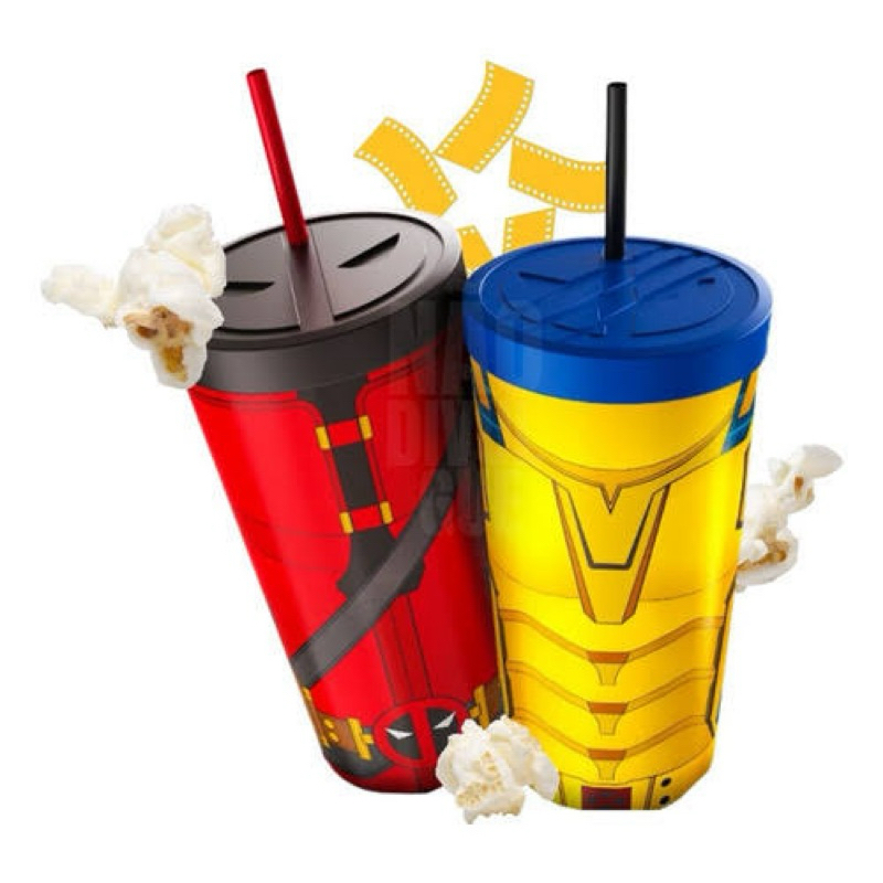 Copos Deadpool e Wolverine 2024 - Cinépolis