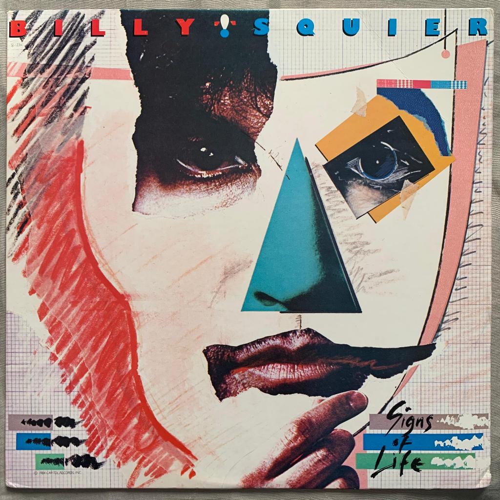 Disco de Vinil LP - Billy Squier - Signs of Life - 1984 (com Encarte)