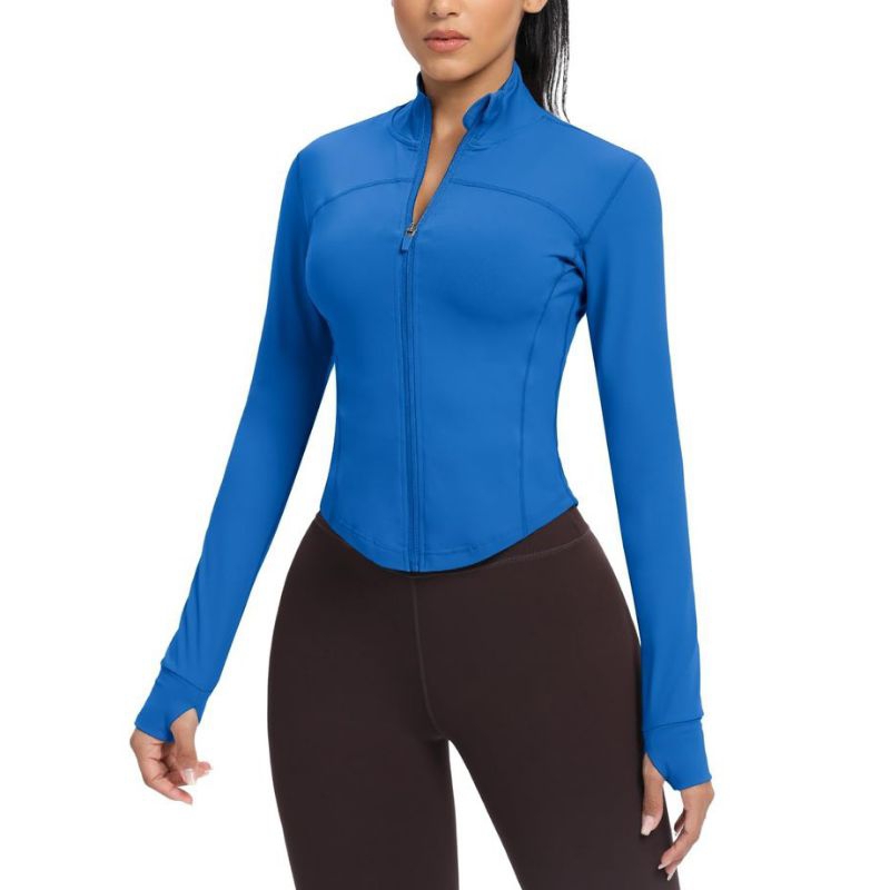 Jaqueta esportiva pespontada frente dupla dedinho