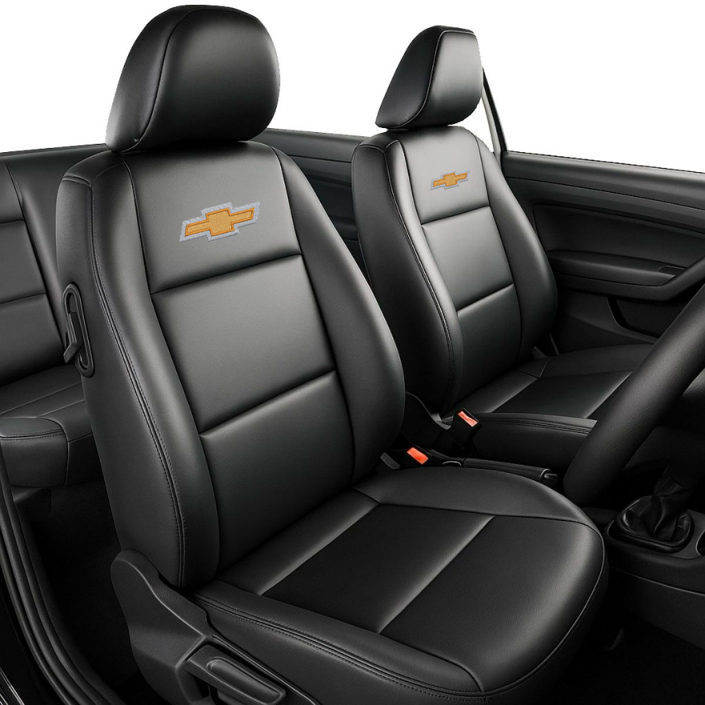 Capas Banco Carro 100% Couro Chevrolet Impermeável C/ Porta Revistas Premium Todos Carros Modelos em Oferta na Shopee