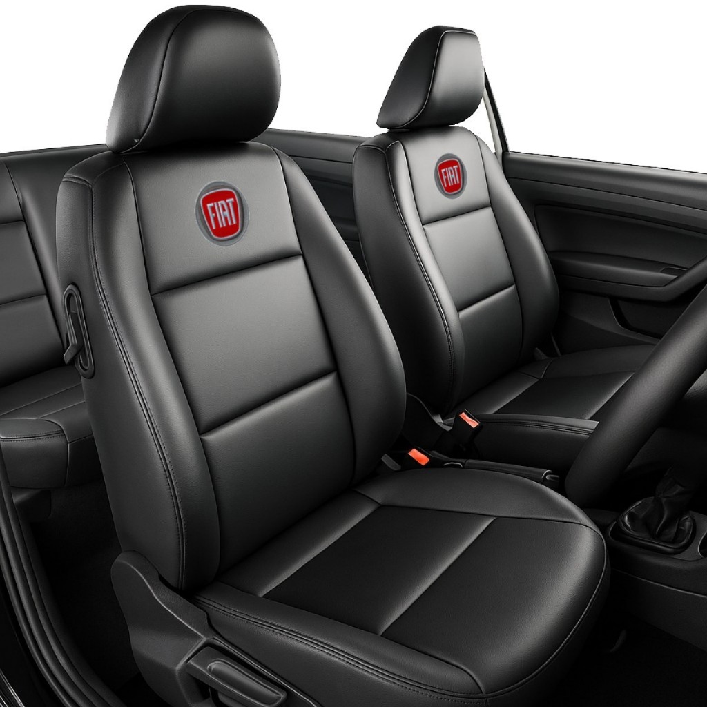 Capas Banco Carro 100% Couro Fiat Impermeável C/ Porta Revistas Premium Todos Carros Modelos em Oferta na Shopee