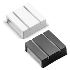 Luminária Arandela Clean Led Quadrada 2 Fechos 3W 3000k Bivolt Abs 12cm - SEM LÂMPADA