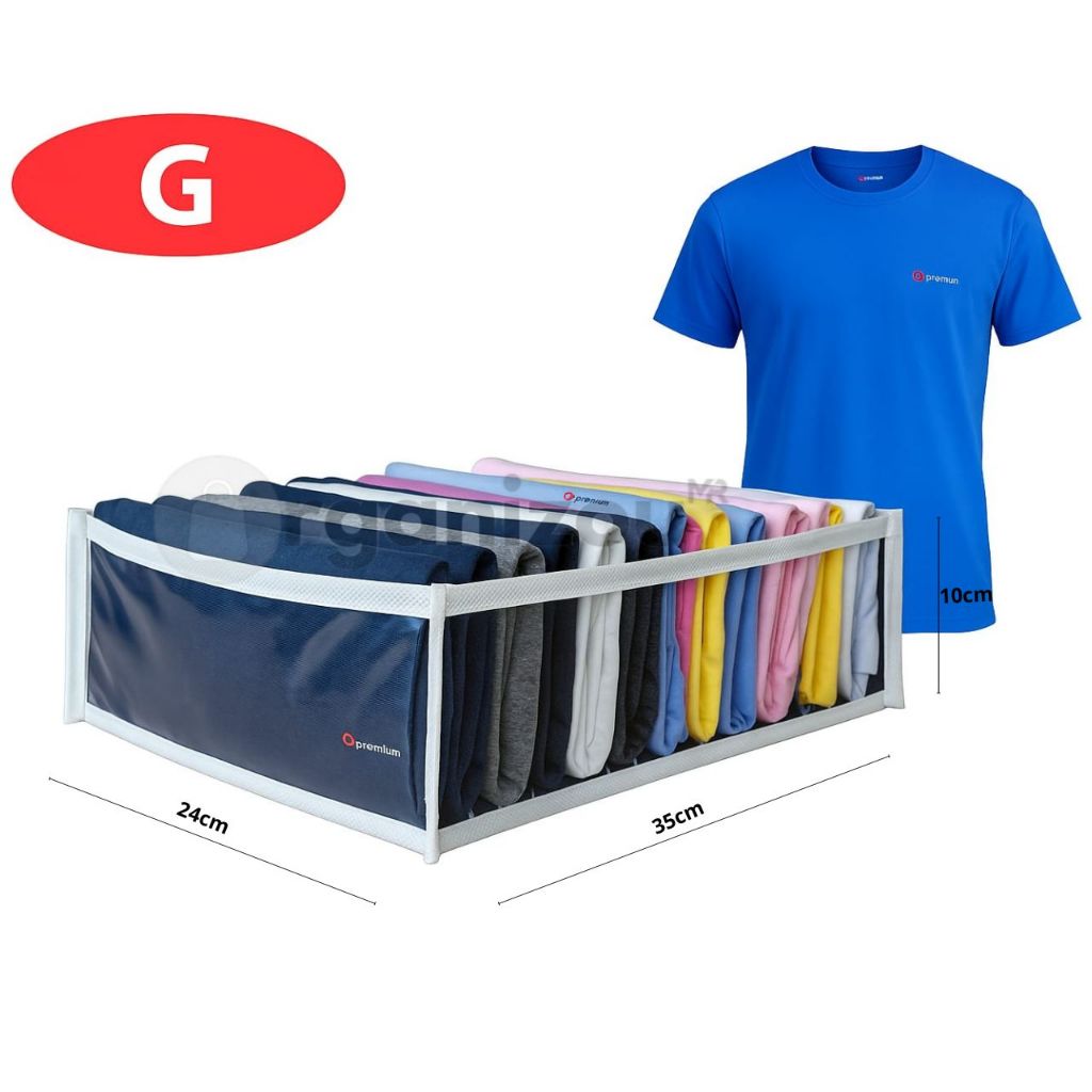 Colmeia Organizadora -G -Branco Organizador de gavetas -10 divisórias Organizadores de Guarda-Roupas
