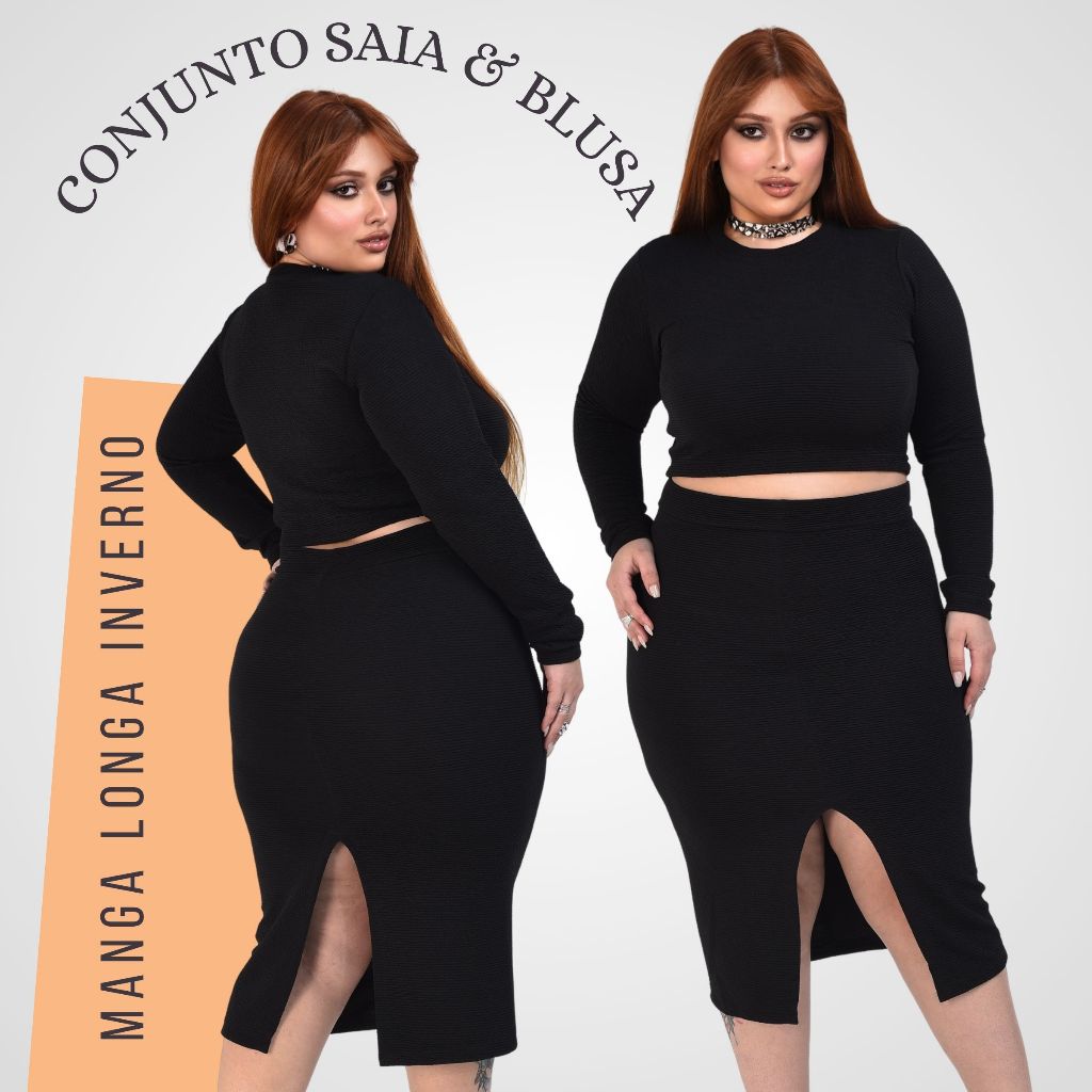 Cropped Plus Size Manga Longa: Onde Comprar | BuscaProdutos