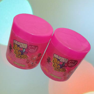 Kit c/2 Gelatina Capilar BabaSoul Tutti- Frutti 500g