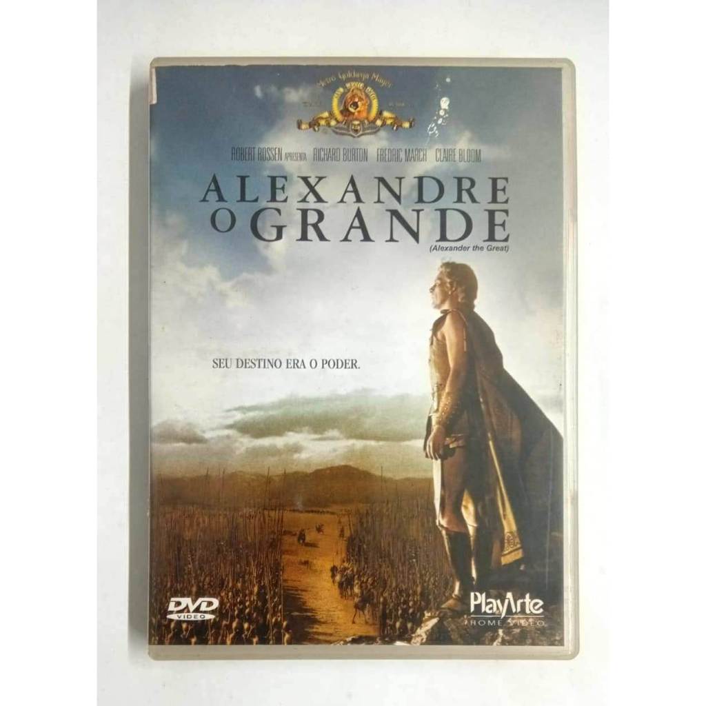 DVD Alexandre o grande Richard Burton clássico original cxb