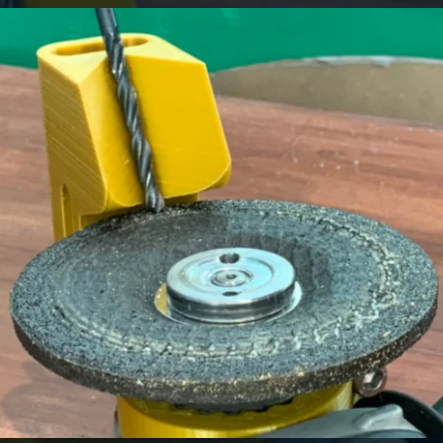 Suporte para Afiar Broca - Esmerilhadeira Compatível:Parkside/ Makita/ DeWalt/ Milwaukee/ Bosh/ Ryobi