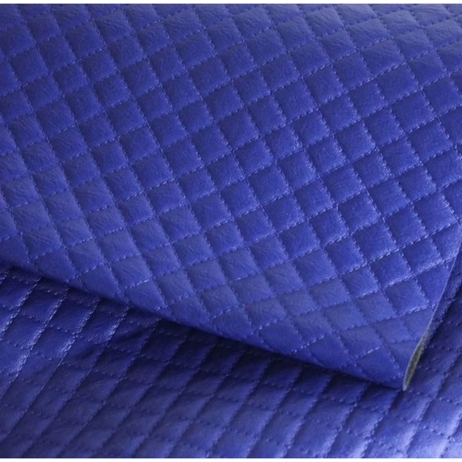 Corino Azul Royal Metalasse Corino Korino unidade 50x70cm - Tecido Courino - tamanho 50x70cm