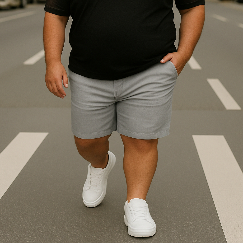 Bermuda Sarja Reta Masculina Plus Size Extra Grande 48 ao 58 em Oferta na Shopee