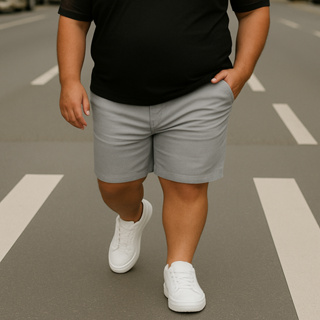 Bermuda Sarja Reta Masculina Plus Size Extra Grande 48 ao 58 em Oferta na Shopee