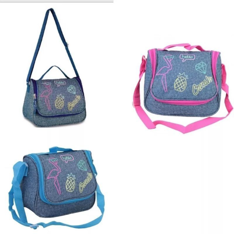 Lancheira Térmica Bolsa Escolar Flamingo Unicórnio Fun ClioTérmica Menina Menino- Original da Clio - Pronta Entrega em Oferta na Shopee