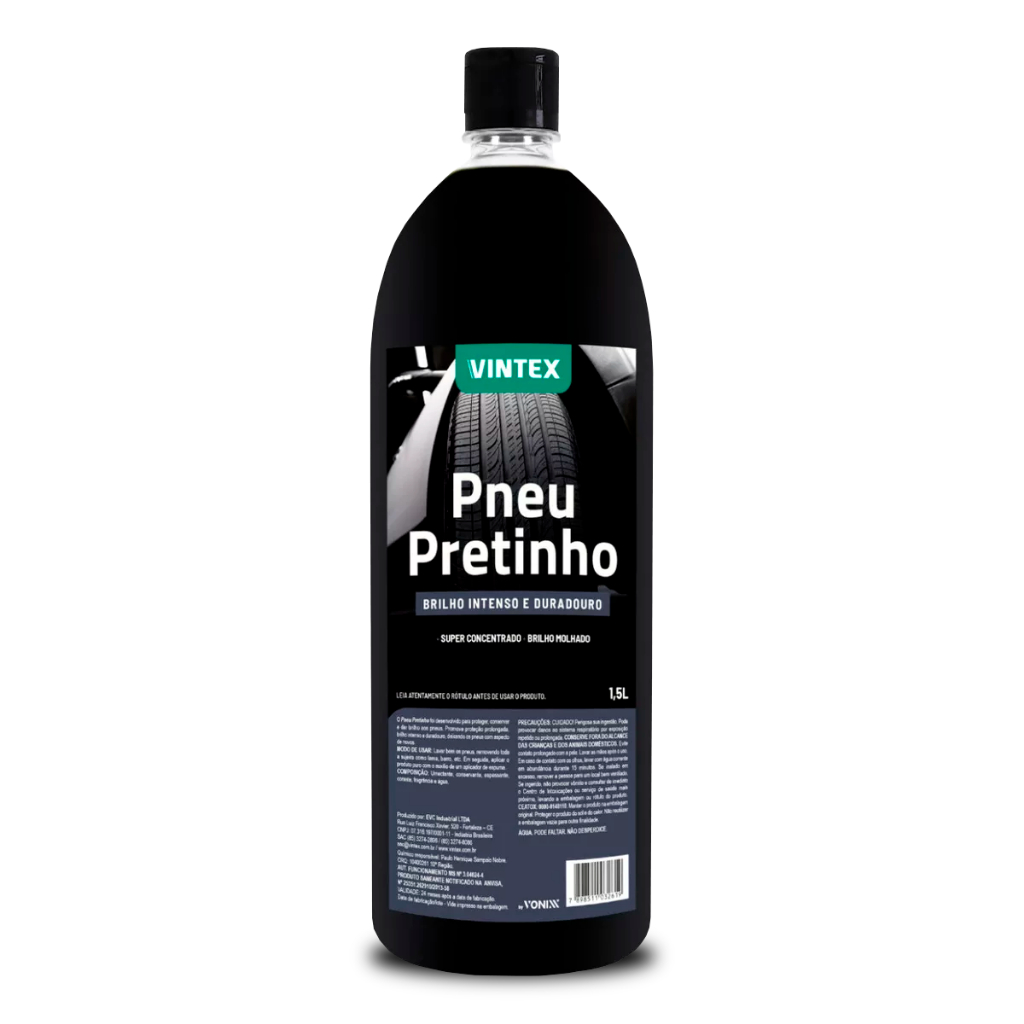 Brilha Pneus Pneu Pretinho Concentrado 1,5l Vonixx Cor Preto em Oferta na Shopee