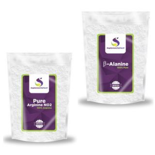 Arginina 200g + Beta Alanina 200g  - Suplemento Fácil - Pré treino