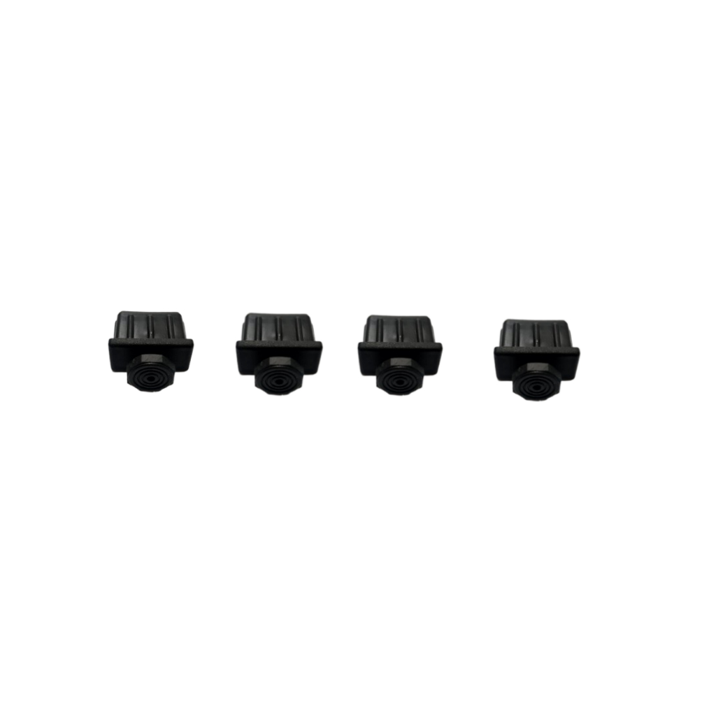 Ponteira interna regulável para tubo Metalon 40x20 rosca 1/4'' 4 unidades