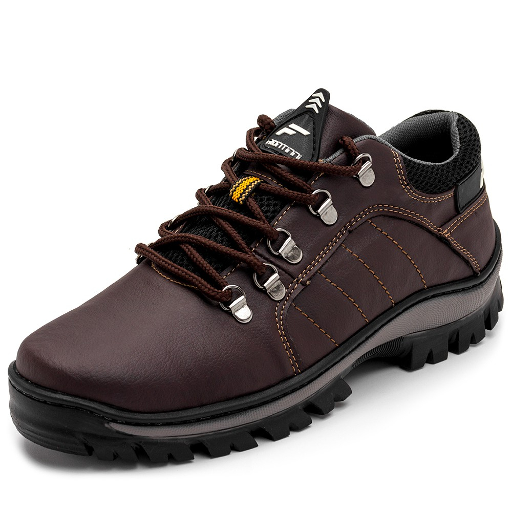 Tenis Adventure Bota Coturno Trabalho Trilha Segurança Macia e Confortável Frontinni em Oferta na Shopee