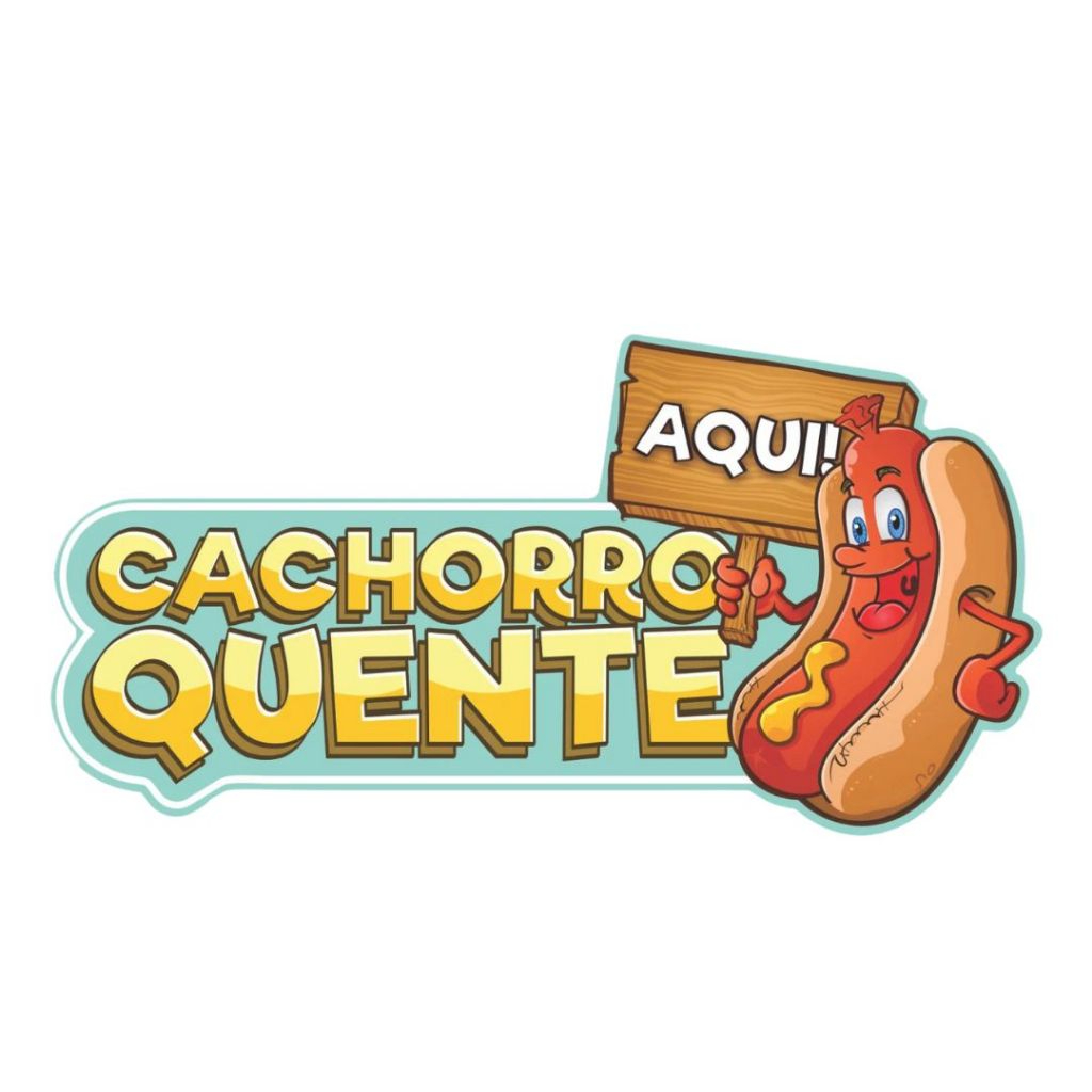 Placa barraca barraca do cachorro quente festa junina feiras ou eventos 49x25 cm cod 60.30 (CHOCO) · foto 2