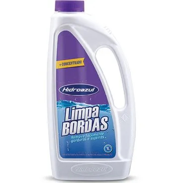 Limpa Bordas Para Piscina 1 Litro Hidroazul