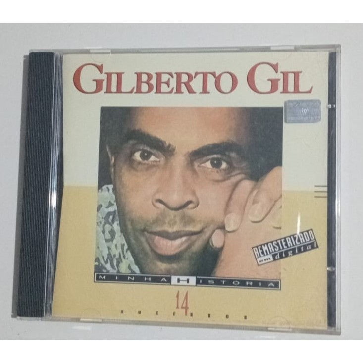 CD Gilberto Gil Minha História, 14 sucessos, Remasterizado