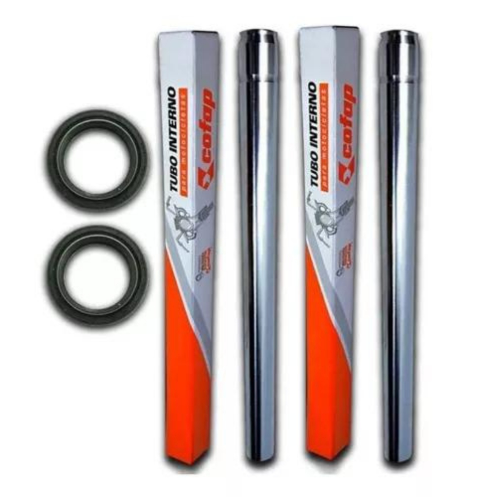Par Tubo Cilindro Interno Bengala + Retentor CG 125 TODAY TURUNA ML 1979 1980 1981 1982 a 1993 Cofap