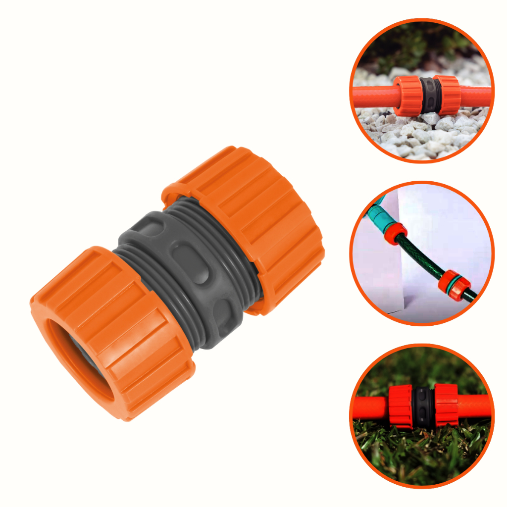 Ligação Reparadora Extensor Emenda Mangueira 1/2 Tramontina Cor Laranja em Oferta na Shopee