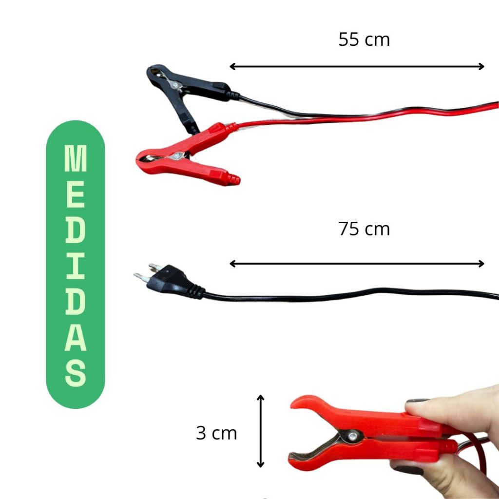 Carregador De Bateria Automotivo 12V 100A Para Carro Moto Caminhão E Veículos — imagem 2 de 2