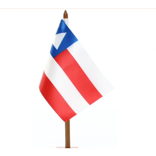 Bandeira de Mesa com Pedestal - Bahia