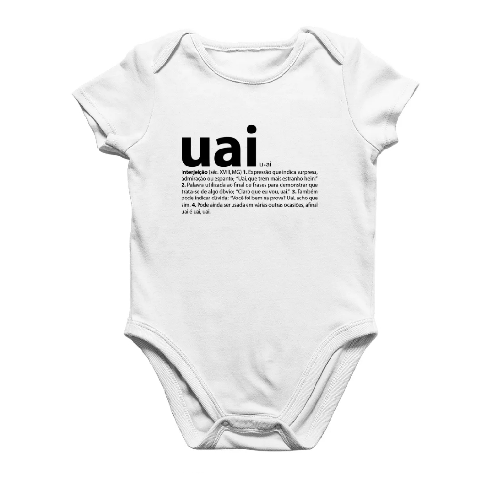 Body Bebê Uai - Significado Roupa