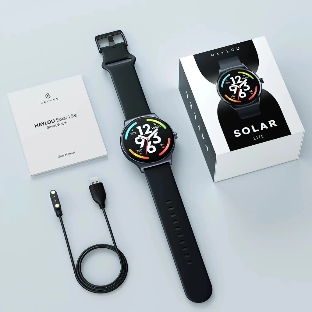 Relógio Smartwatch Haylou Solar Lite Tela Colorida 1.38" 240mAh IP68 Android/iOs Alert Notificações - detalhe