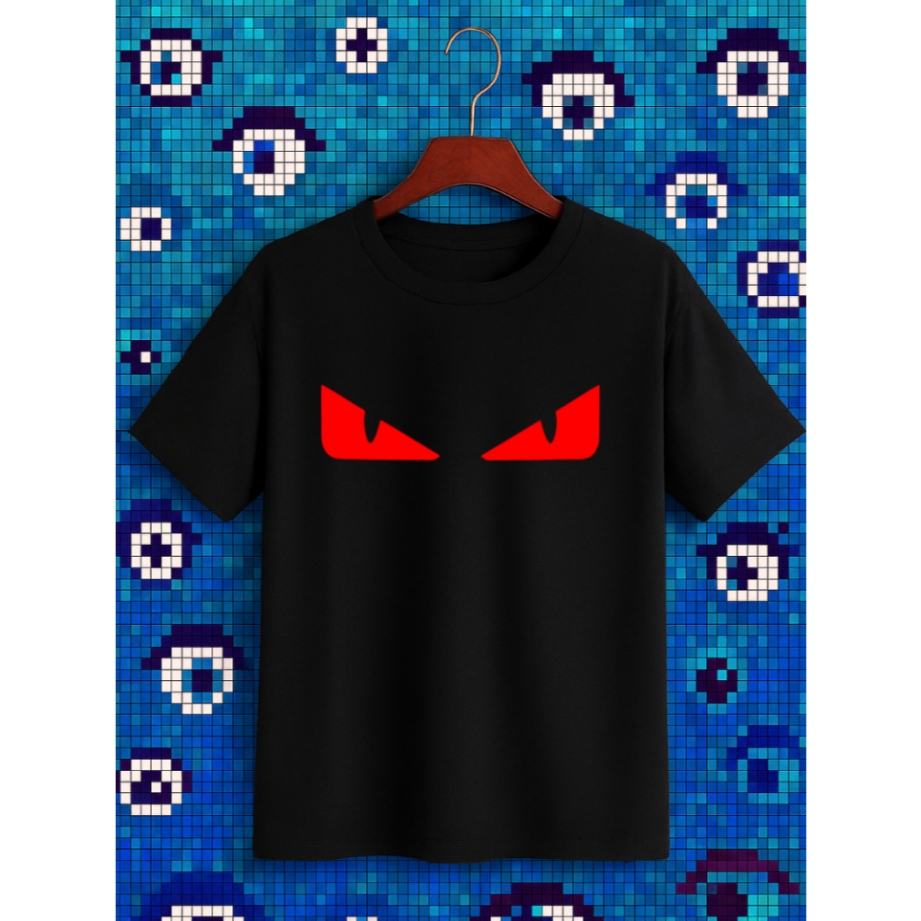Camiseta Mini Caçador Adulto e Infantil Casual Jogo Roupas infantil Algodão Menina Menino Masculina Feminina