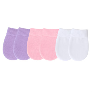 Kit 03 Pares de Luvas Lisas Para Bebê Recém Nascido RN  Macia Confortável Maternidade Enxoval em Oferta na Shopee