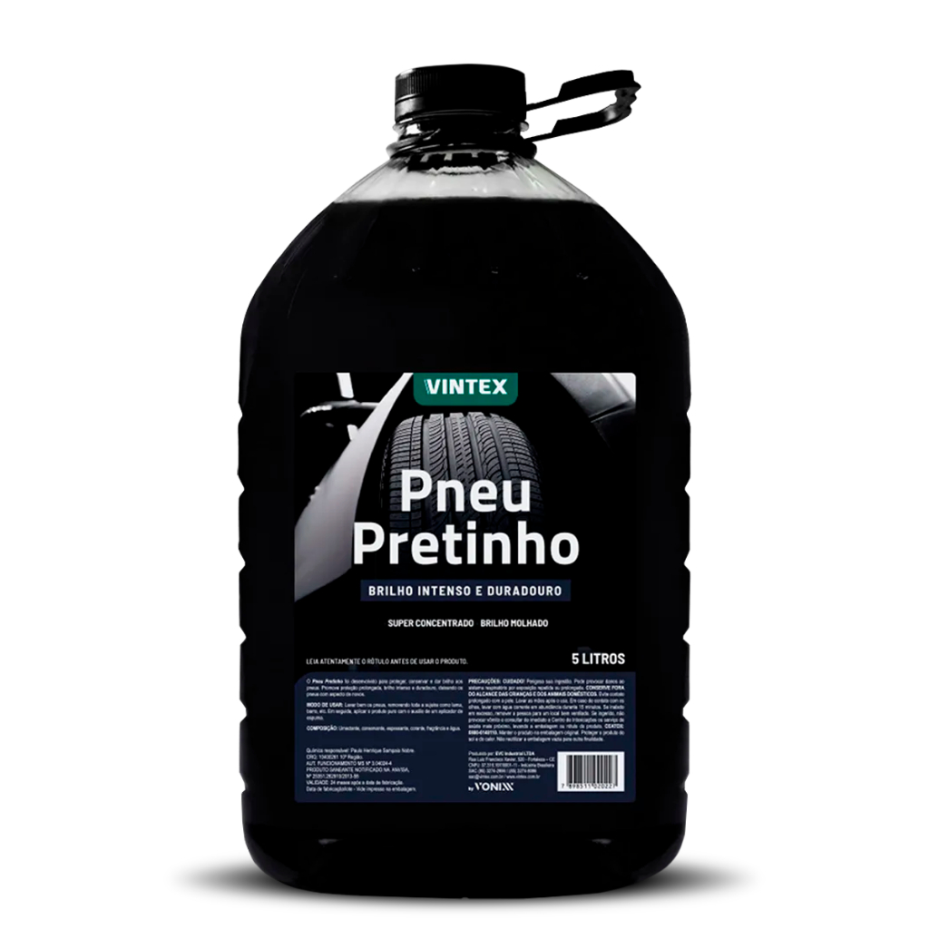 Pneu Pretinho Abrilhantador 5lt Vintex Vonixx em Oferta na Shopee