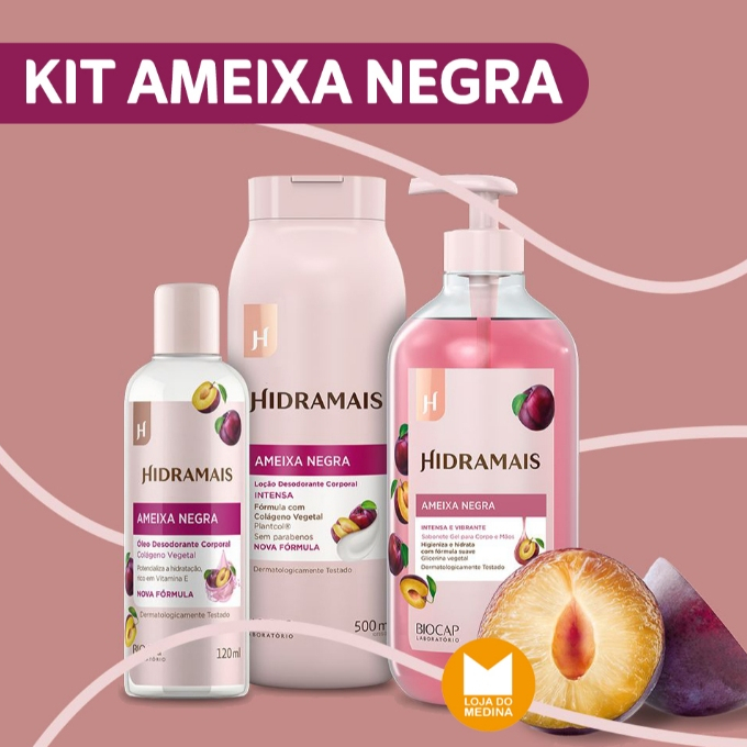 KIT AMEIXA NEGRA - HIDRAMAIS