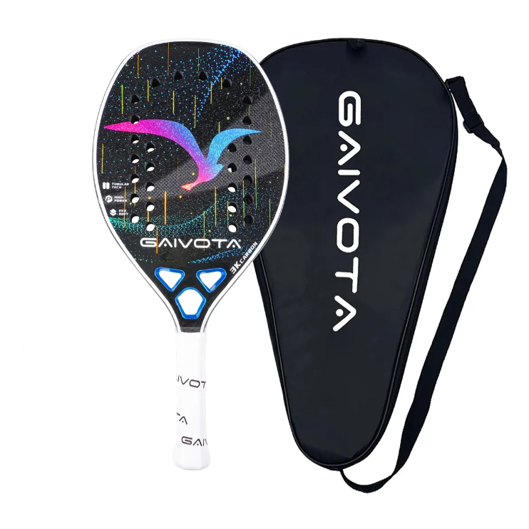Raquete Beach Tennis Gaivota Profissional Carbono 3k + Capa