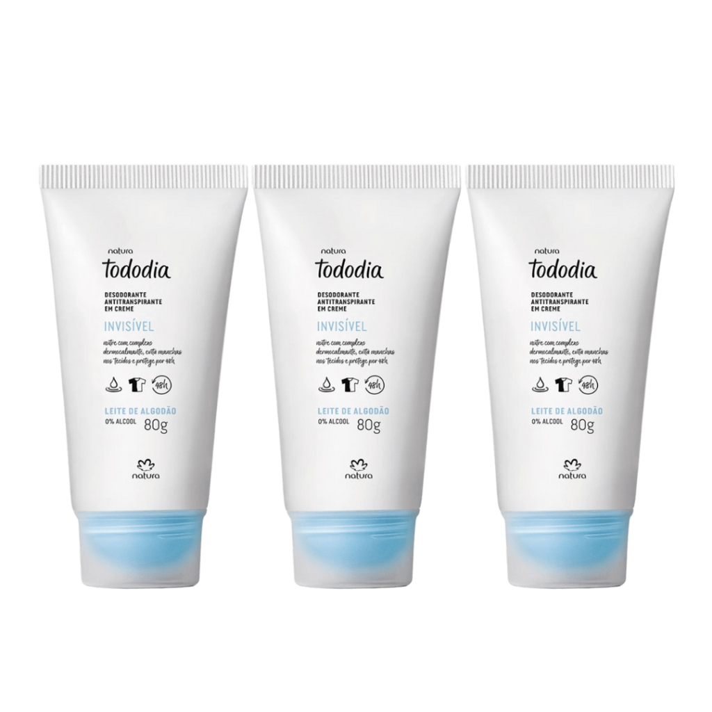 Desodorante Creme Natura Tododia Algodão 80g