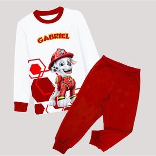 Pijama infantil personagens patrulha canina