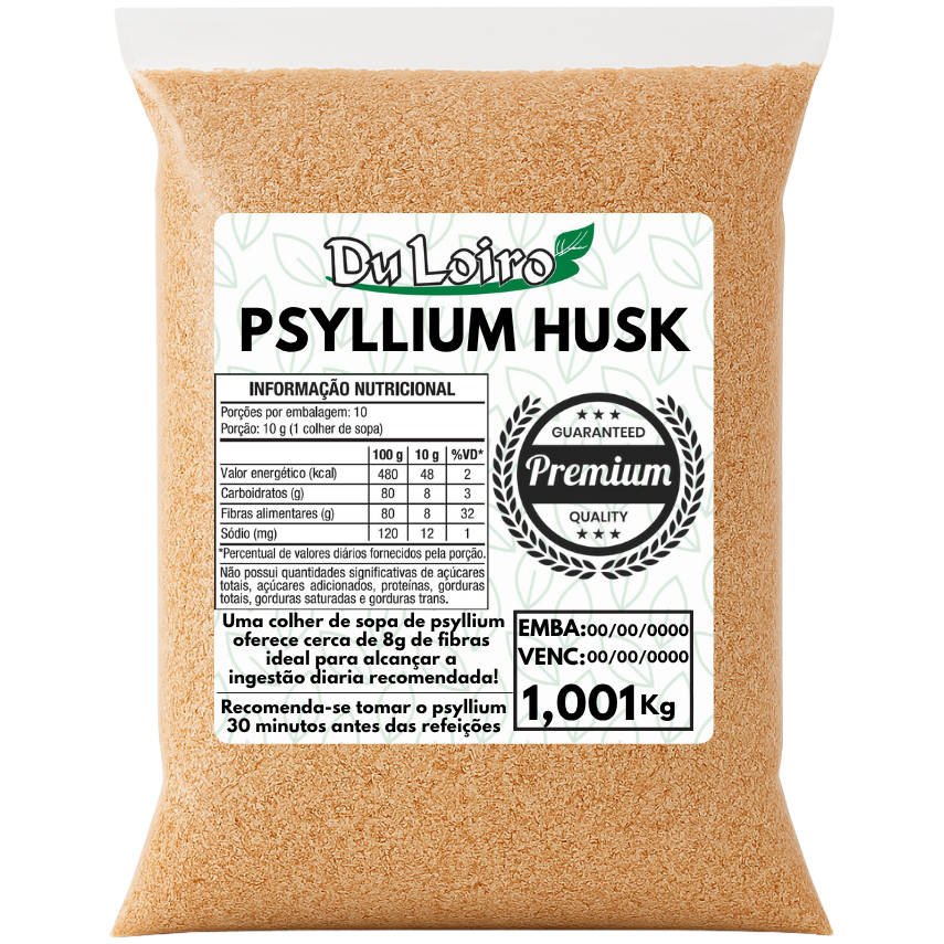 Psyllium Premium 100% Puro 1kg