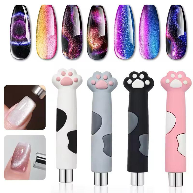 Pata de Gato Ímã Manicure Forte Vara 3D Magnético em Oferta na Shopee