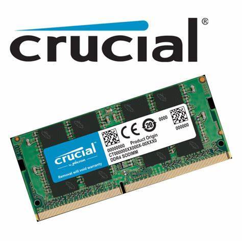 Memória RAM Crucial 16GB DDR4 3200MHz - SODIMM para Notebook Crucial DDR4 em Oferta na Shopee