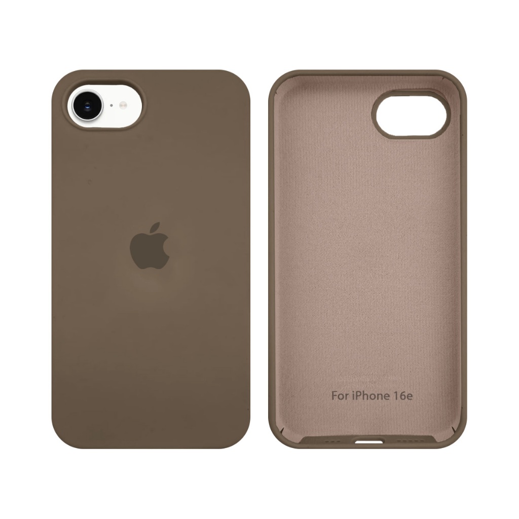 Case Capa iPhone 16e Aveludada Interior Silicone Premium Macio e Resistente Pronta Entrega