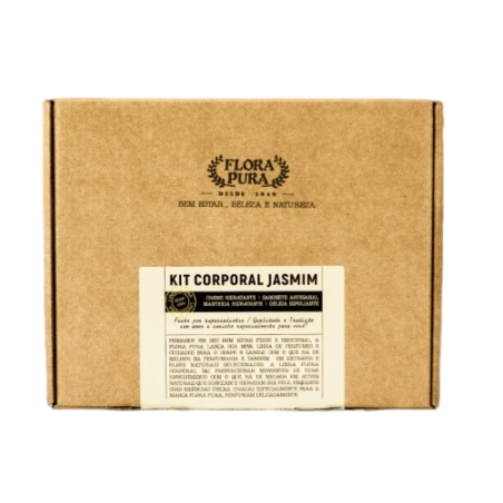 Kit Corporal Jasmim Linha Flora 4 itens 1060kg Flora Pura