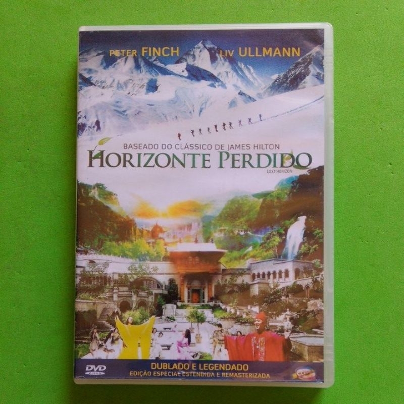 dvd HORIZONTE PERDIDO - baseado do clássico de James Hilton - edição especial estendida (dublado e legendado)
