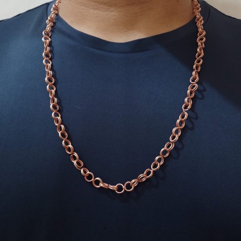 Cordão de cobre 100 % puro! em Oferta na Shopee