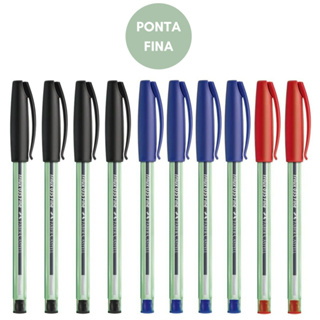 Kit de Caneta Esferográficas Trilux 035 FINE 0.8mm FABER-CASTELL em Oferta na Shopee