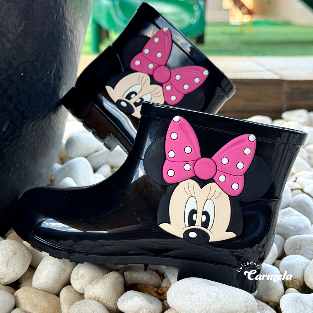 Galocha Bota Infantil Feminina Menina Criança Confortável Leve Carmela Calçados