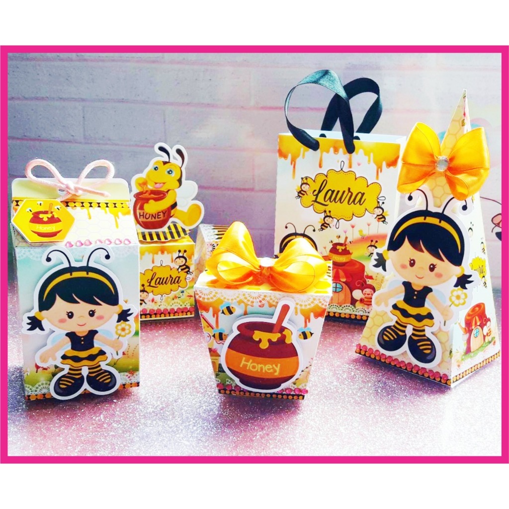 PERSONALIZADO abelhinha / Abelhinha /  PEGUE e MONTE / LEMBRANCINHA menina abelhinha /KIT FESTA Abelhinha / SACOLINHA