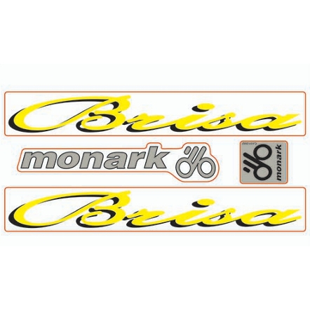 Adesivos  Bikes Feminina Brisa Monark