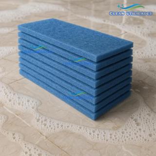 10 unidades Fibra de limpeza Azul - 26 x 10 em Oferta na Shopee