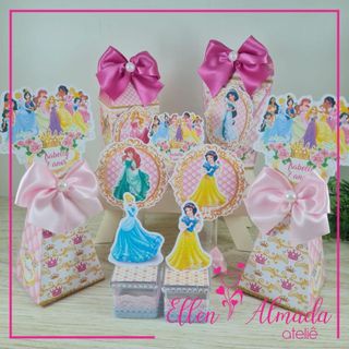 Kit Festa Princesas-Lembrancinhas Princesas-Lembrancinhas Personalizadas Princesas-Festa Princesas